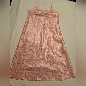 Jessica Lingerie women's size Large silky nightgown adjustable straps, EUC